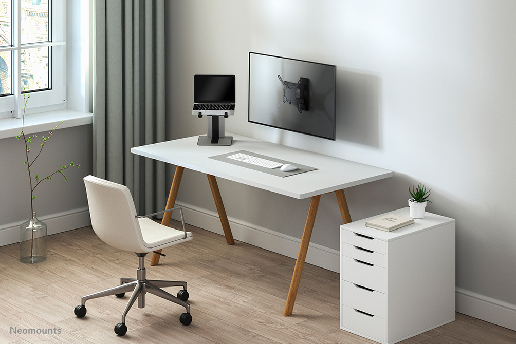 Foldable Laptop Stand - Silver/ Black 10-16in