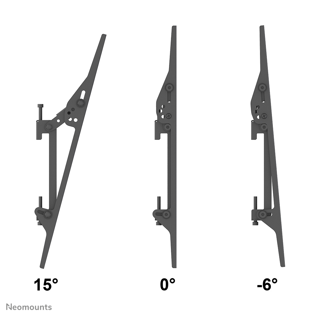 Menuboard Wall Mount For Two 32in-55in/65in Screens - Black