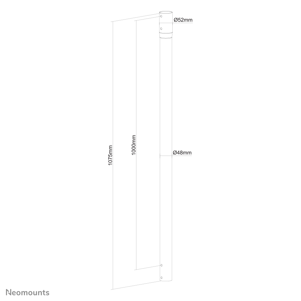 Extension Pole 100cm For Fpma-c340black