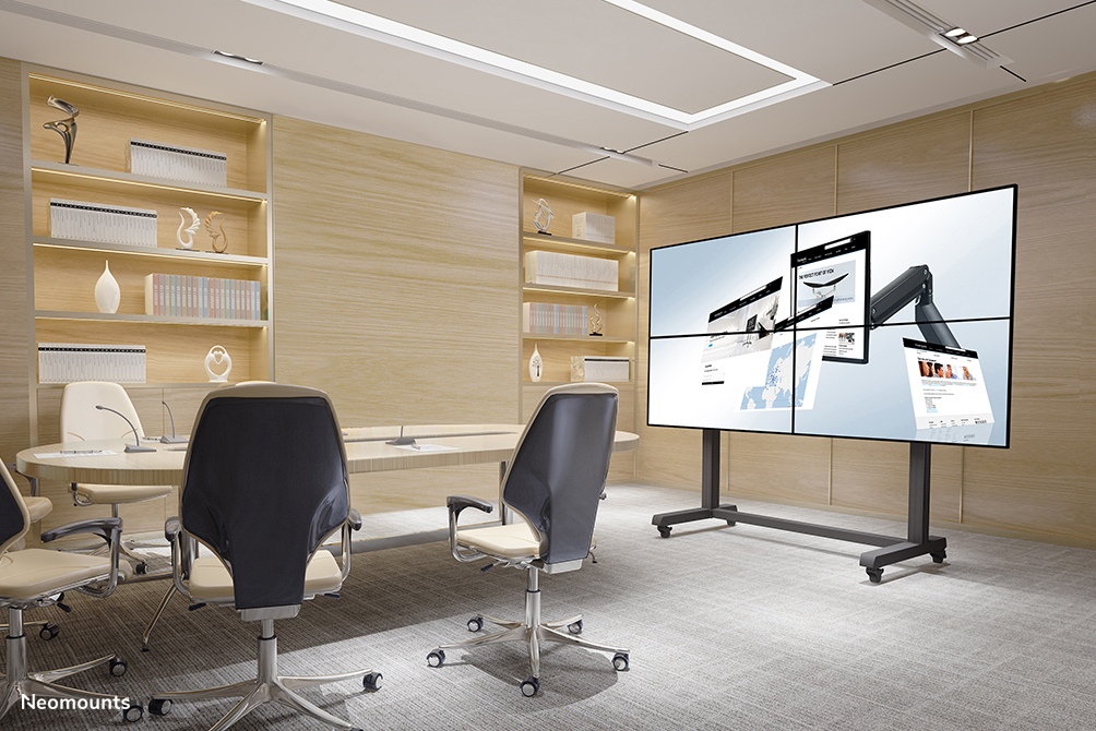 NeoMounts PRO Videowall Floor Stand Black