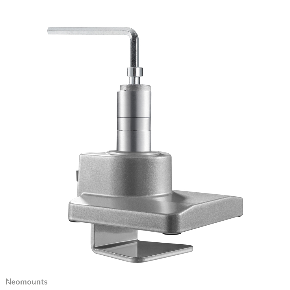 Full Motion Desk Mount For 10-49in Curved Monitor Screens Height Adjustable Gas Spring - Silver