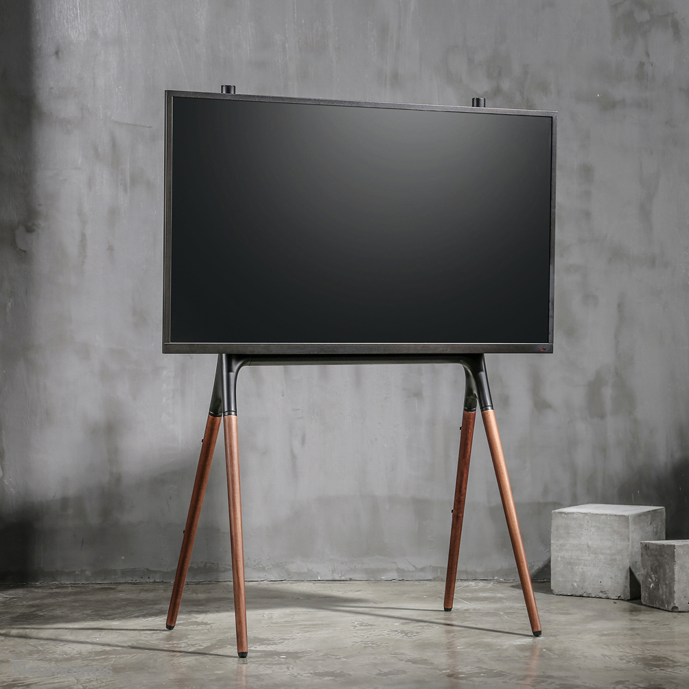 Monitor/TV Floor Stand For 37-70in Screen Modern Design - Black