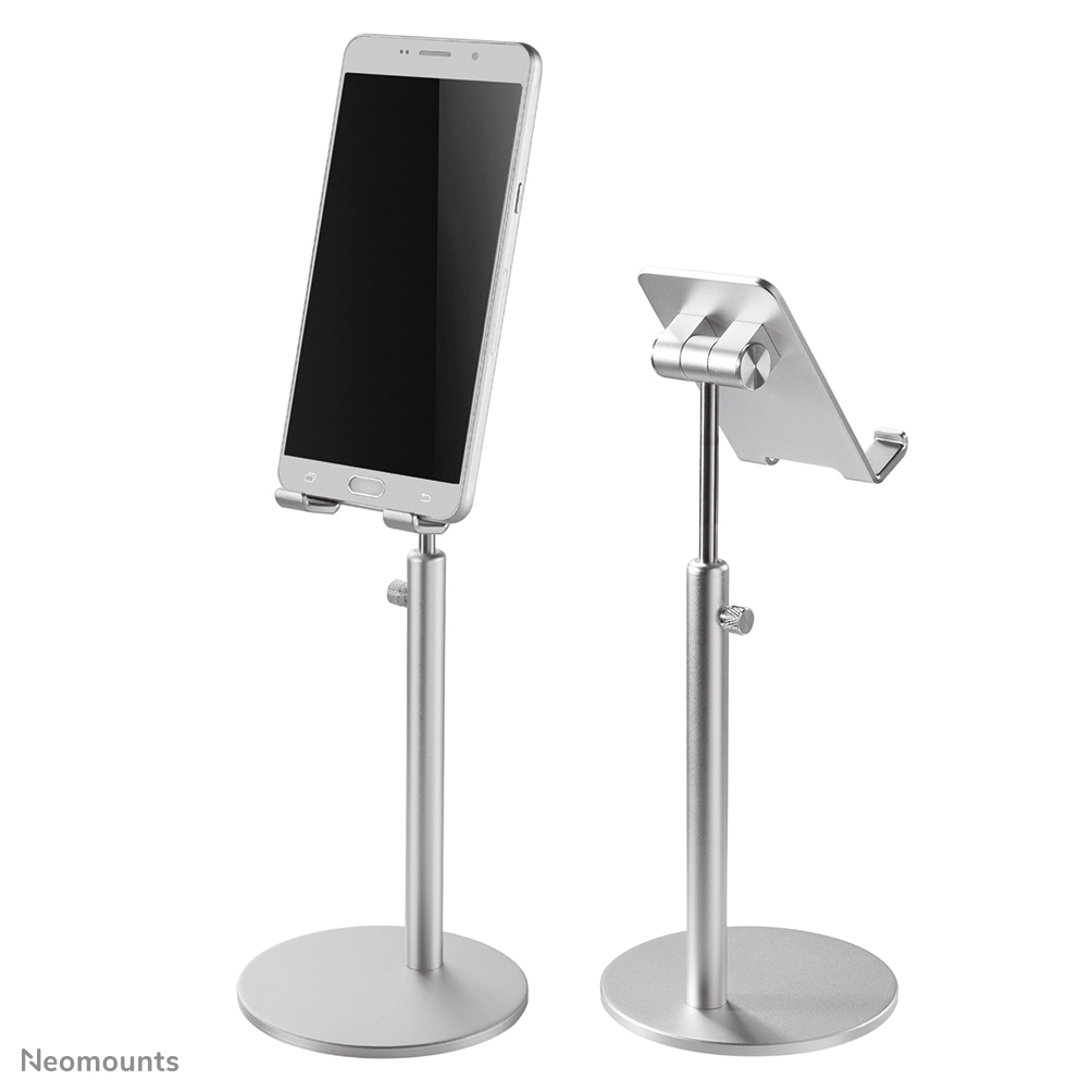 Height Adjustable Phone Stand - Silver