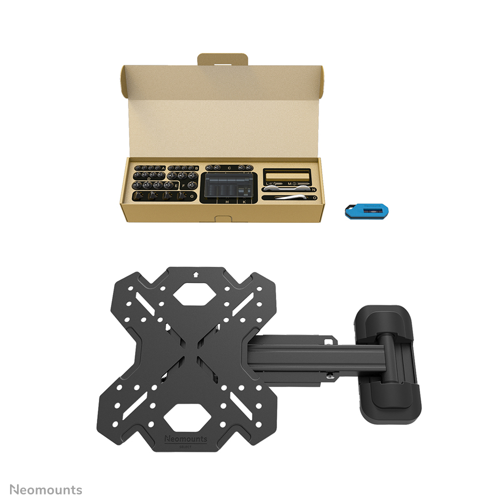 Neomounts Select WL40S-840BL12 Fixed Wall Mount For 32-5in Screens - Black