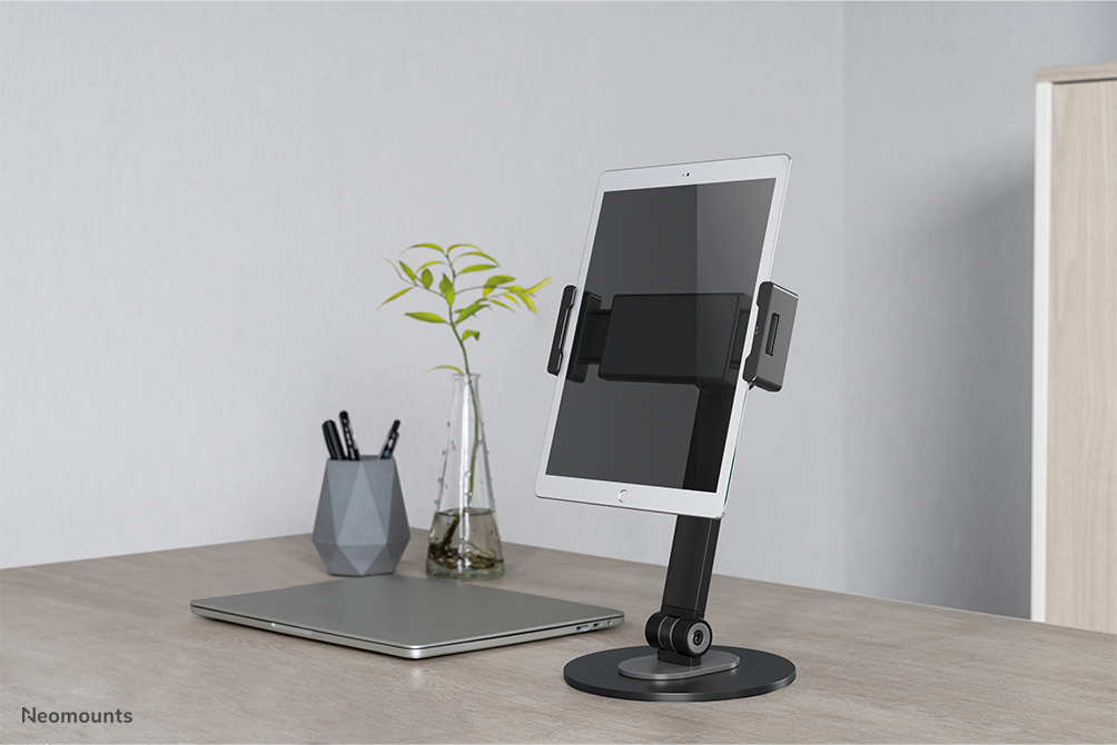 Neomounts Universal Tablet Stand Height 33cm For 4.7-12.9in Tablets - Black