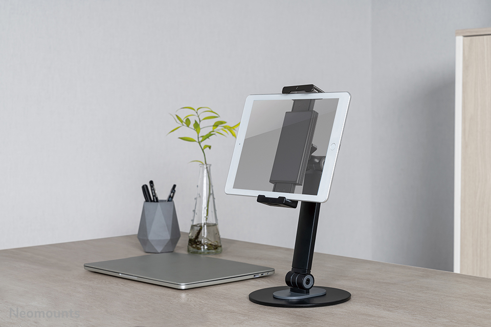 Neomounts Universal Tablet Stand Height 33cm For 4.7-12.9in Tablets - Black