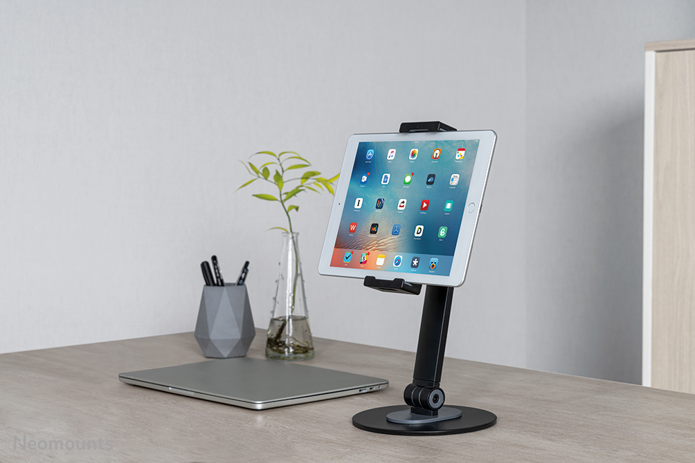 Neomounts Universal Tablet Stand Height 33cm For 4.7-12.9in Tablets - Black