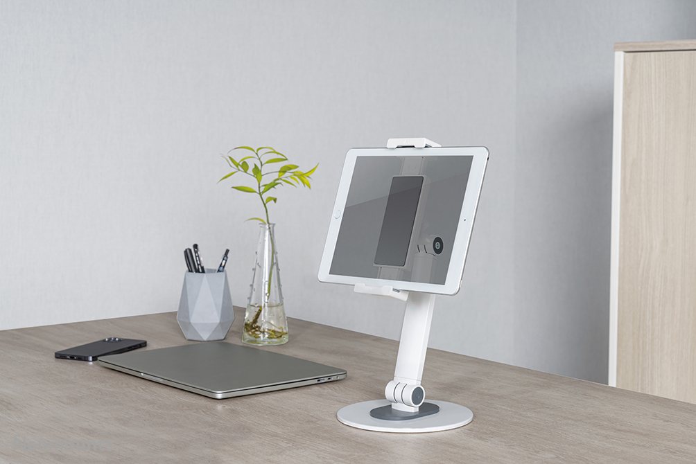 Neomounts Universal Tablet Stand Height 33cm For 4.7-12.9in Tablets - White