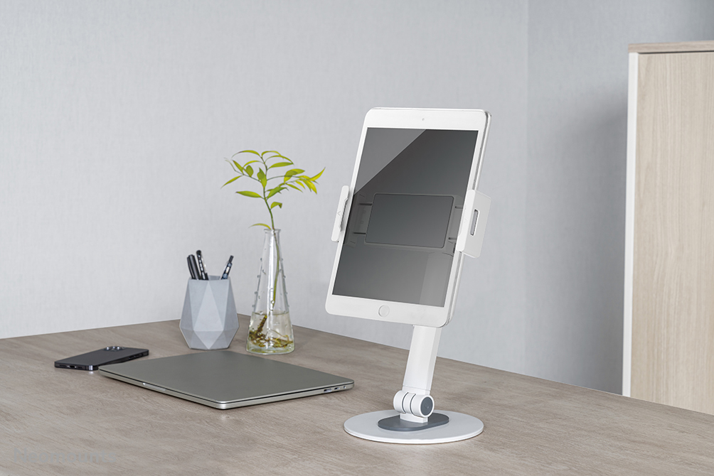 Neomounts Universal Tablet Stand Height 33cm For 4.7-12.9in Tablets - White