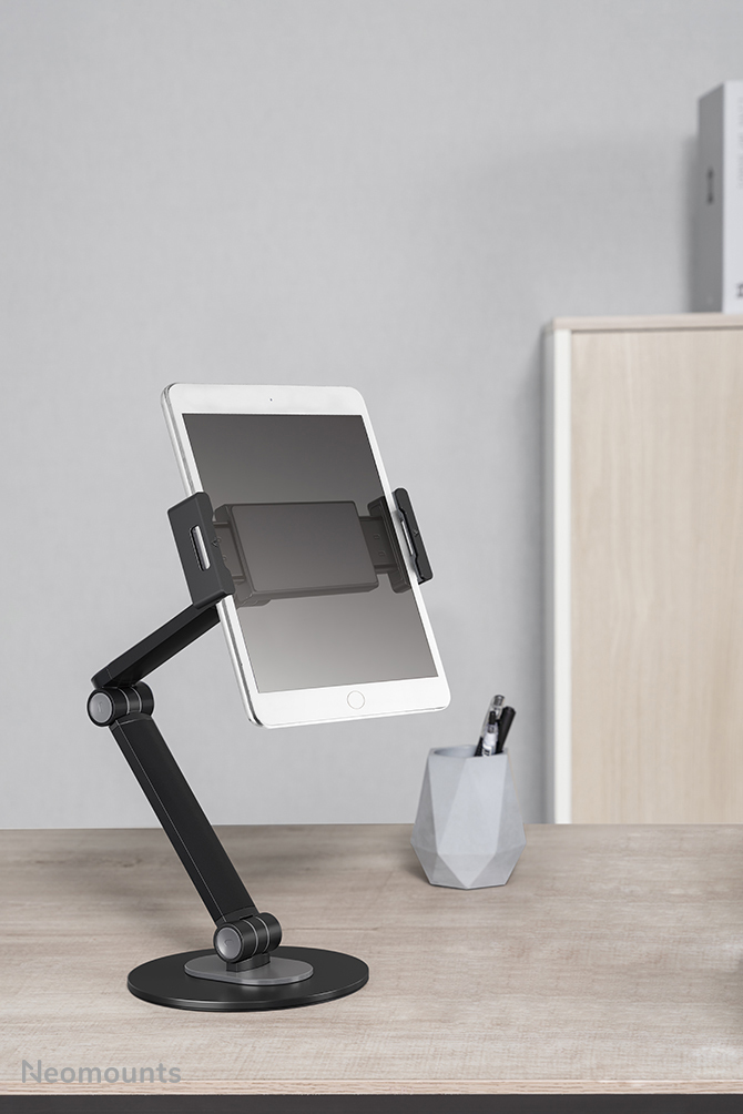 Neomounts Universal Tablet Stand Height 47cm For 4.7-12.9in Tablets - Black