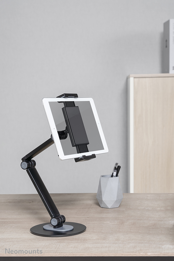 Neomounts Universal Tablet Stand Height 47cm For 4.7-12.9in Tablets - Black