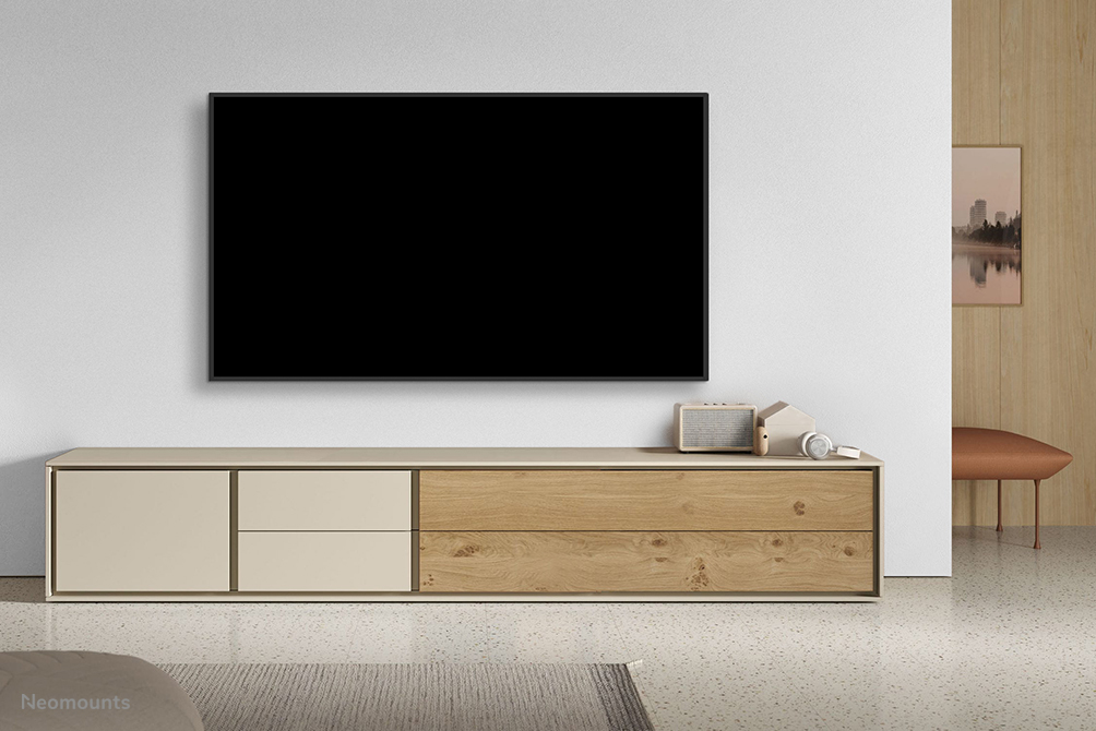 Neomounts Tiltable Wall Mount For 43-86in Screens - Black