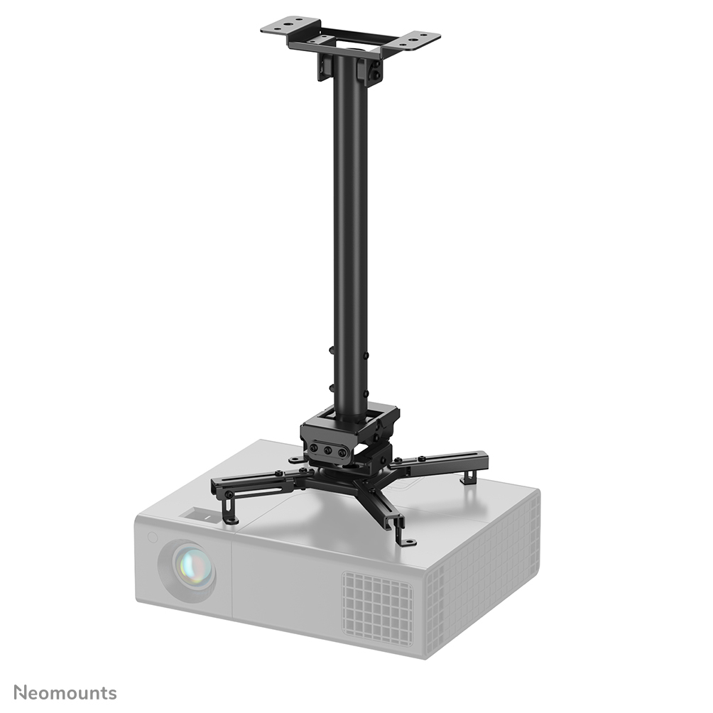 Universal Projector Ceiling Mount Height Adjustable (60,5-90,5 Cm) - Black
