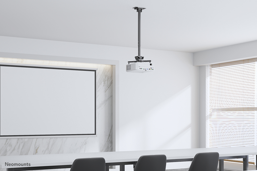 Universal Projector Ceiling Mount Height Adjustable (74,5-114,5 Cm) - Black