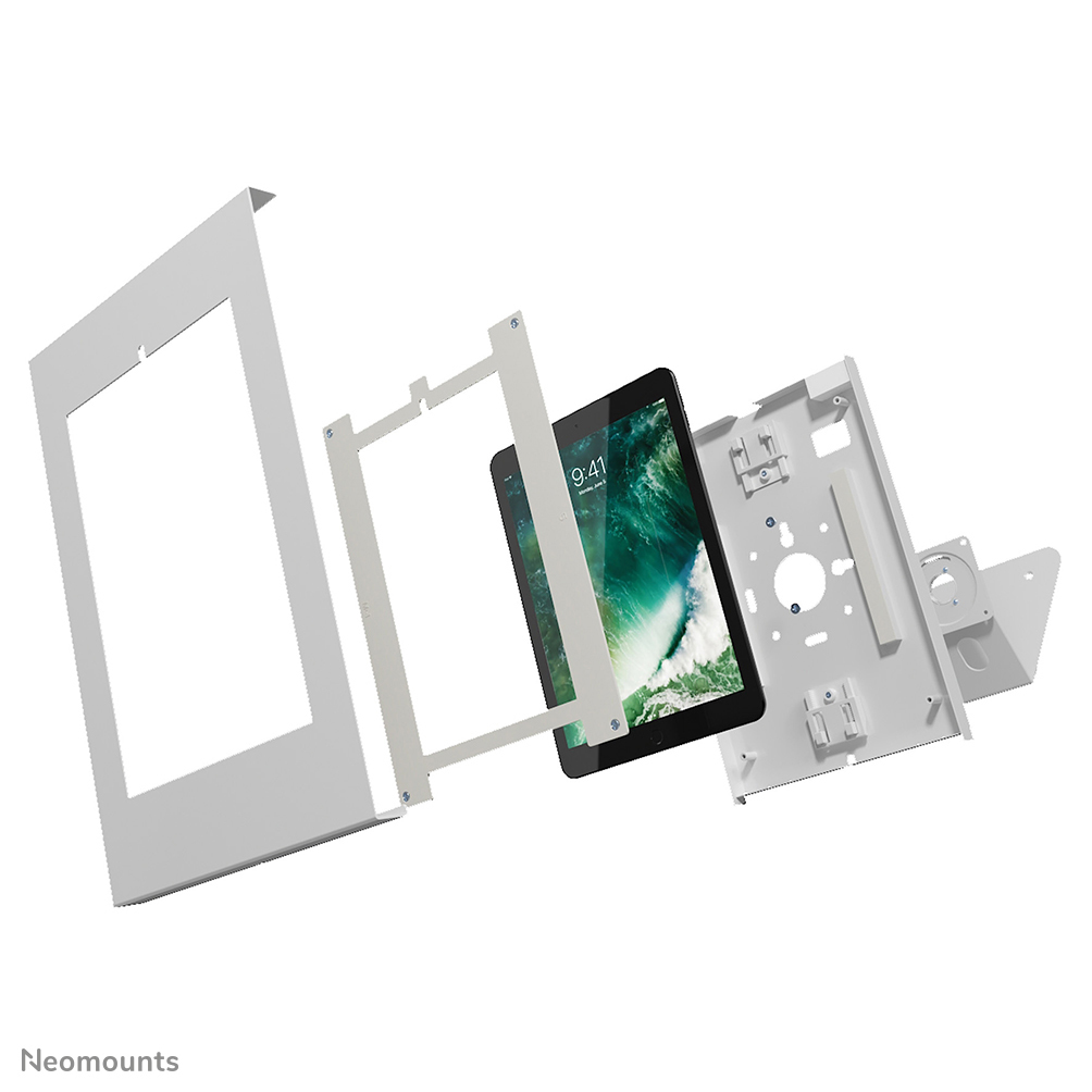 Rotatable Countertop/wall Mount Tablet Holder For 9.7-11in Tablets - White