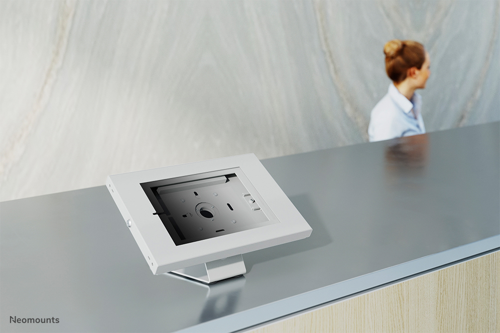 Rotatable Countertop/wall Mount Tablet Holder For 9.7-11in Tablets - White