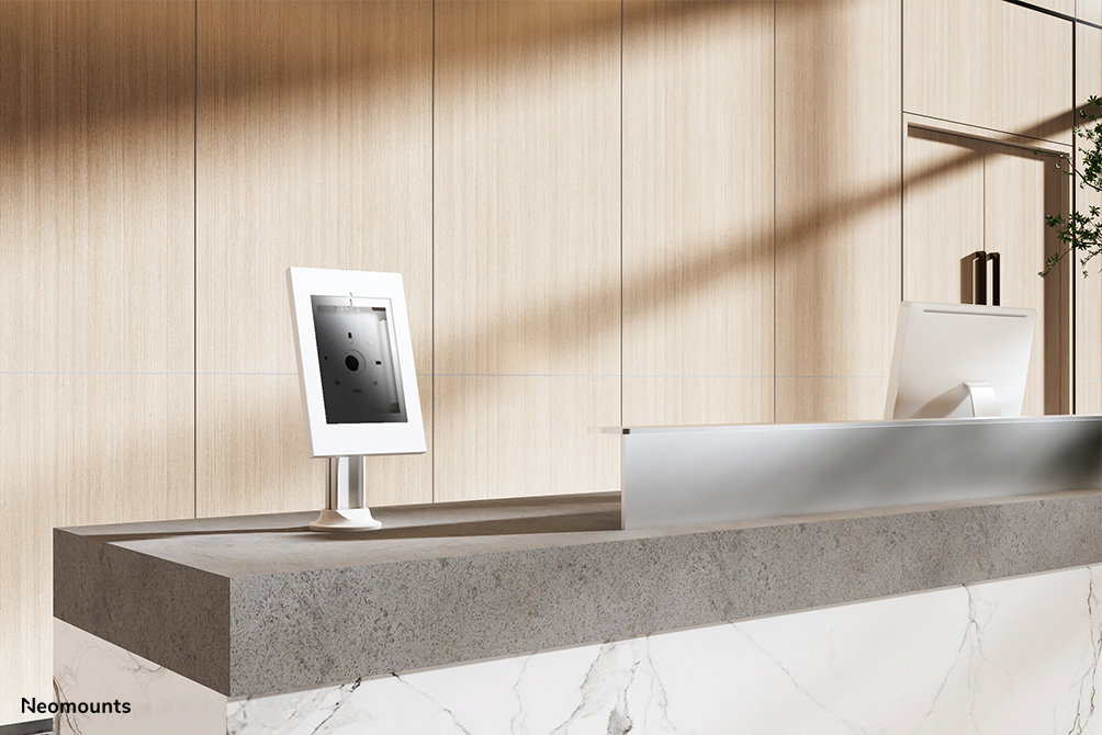 Rotatable Countertop Tablet Holder For 9.7-11in Tablets - White