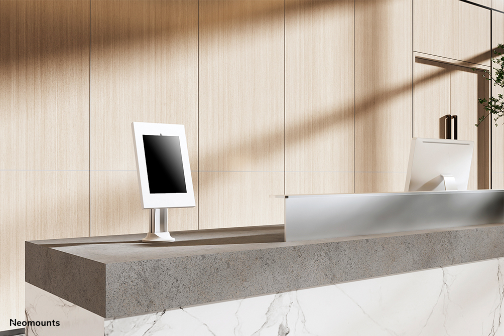 Rotatable Countertop Tablet Holder For 9.7-11in Tablets - White