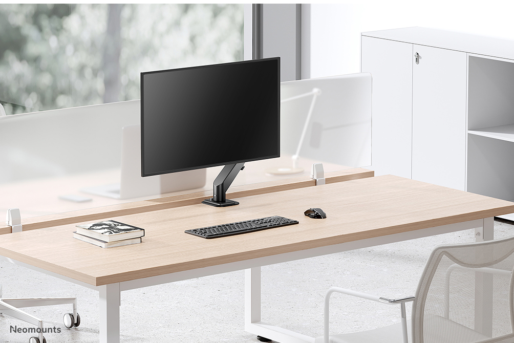 Full Motion Monitor Desk Mount For 17-27in Screens - Black