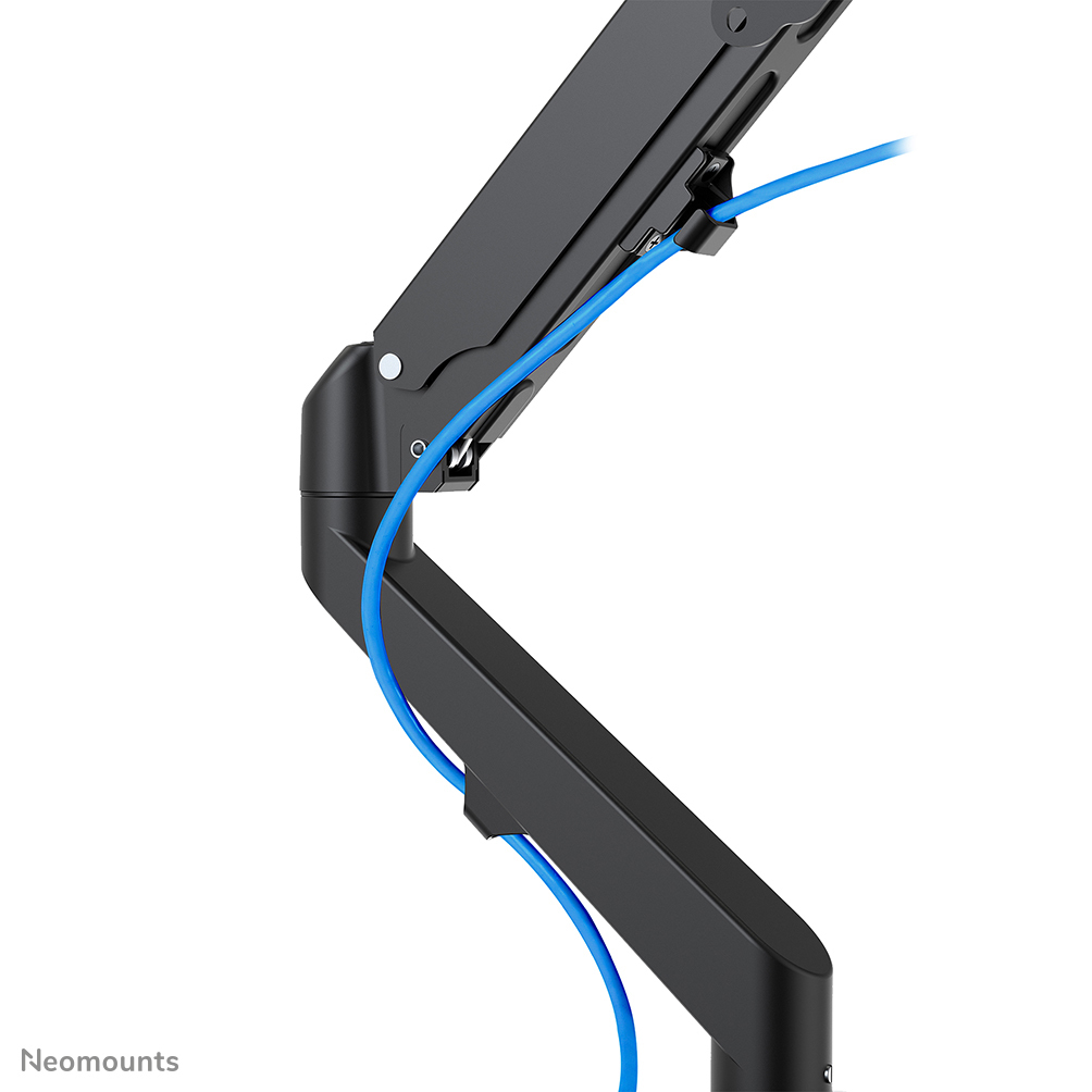 Full Motion Monitor Desk Mount For 17-27in Screens - Black