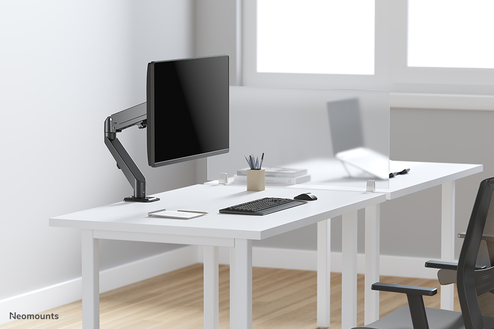 Full Motion Monitor Desk Mount For 17-27in Screens - Black