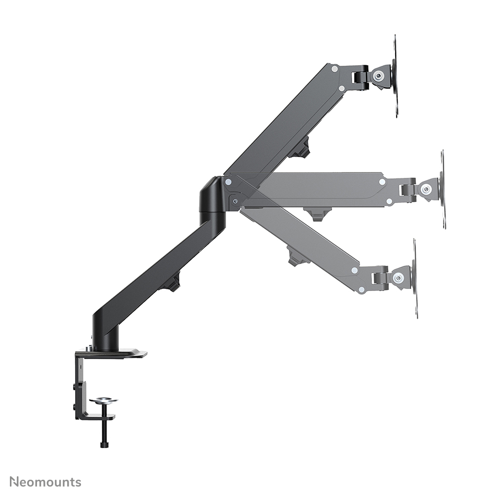 Full Motion Monitor Desk Mount For 17-27in Screens - Black