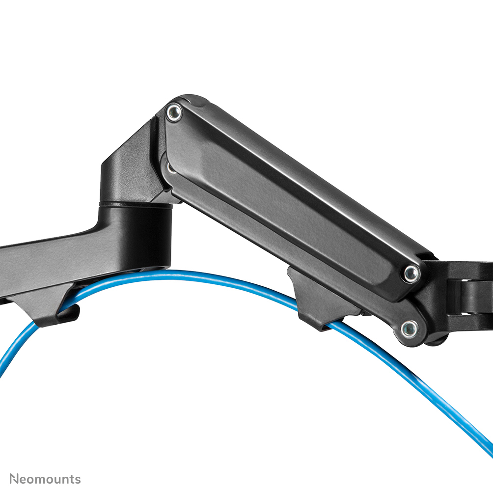 Full Motion Monitor Desk Mount For 17-27in 2 Screens - Black
