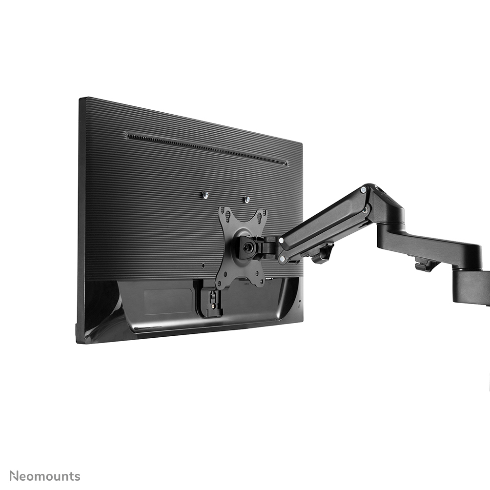 Full Motion Monitor Desk Mount For 17-27in 2 Screens - Black