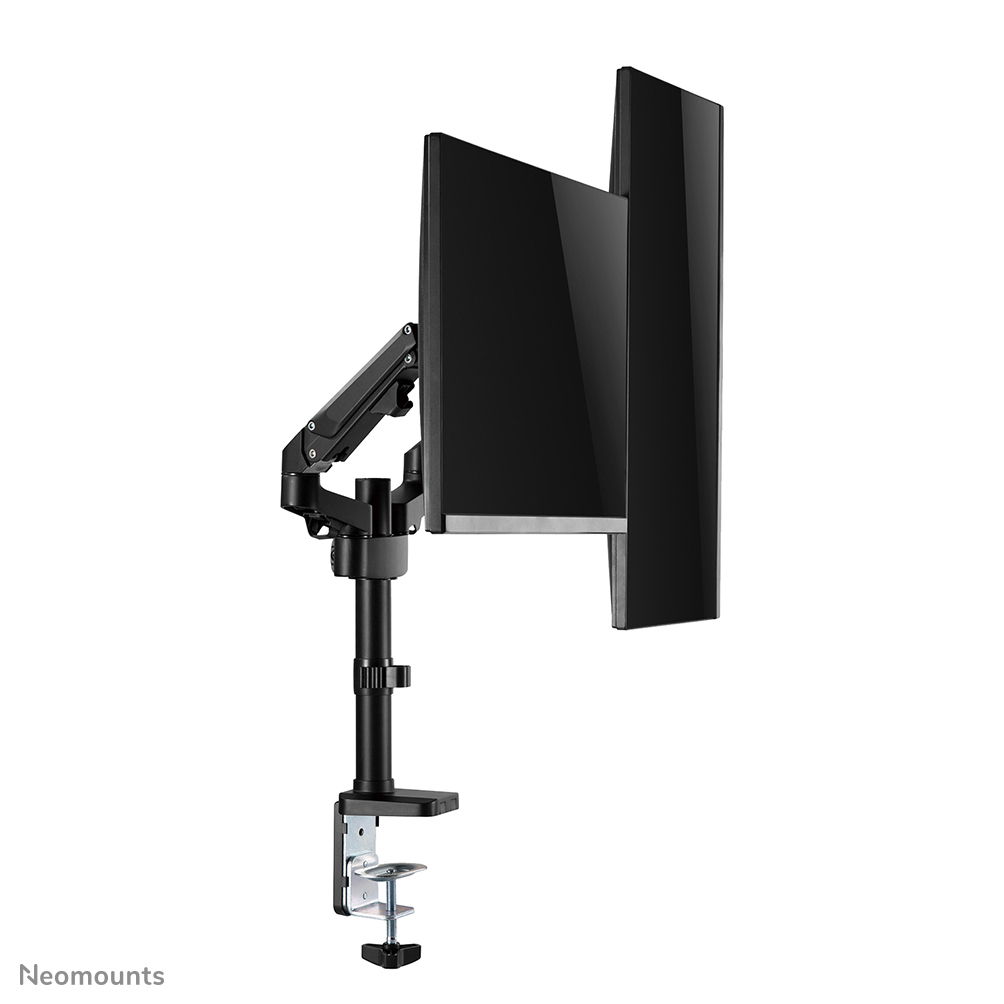 Full Motion Monitor Desk Mount For 17-27in 2 Screens - Black