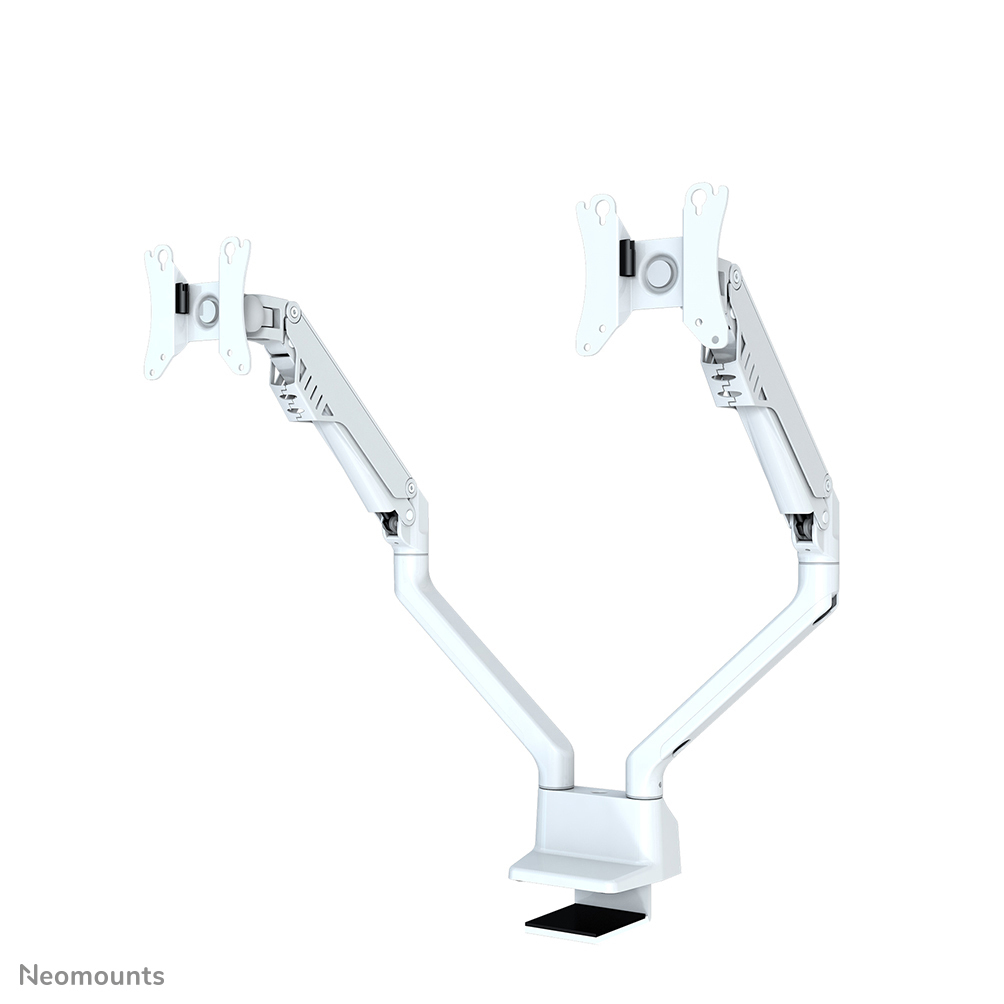 Neomounts Full Motion Desk Mount for 10-32in Monitor Screen Height Adjustable - White