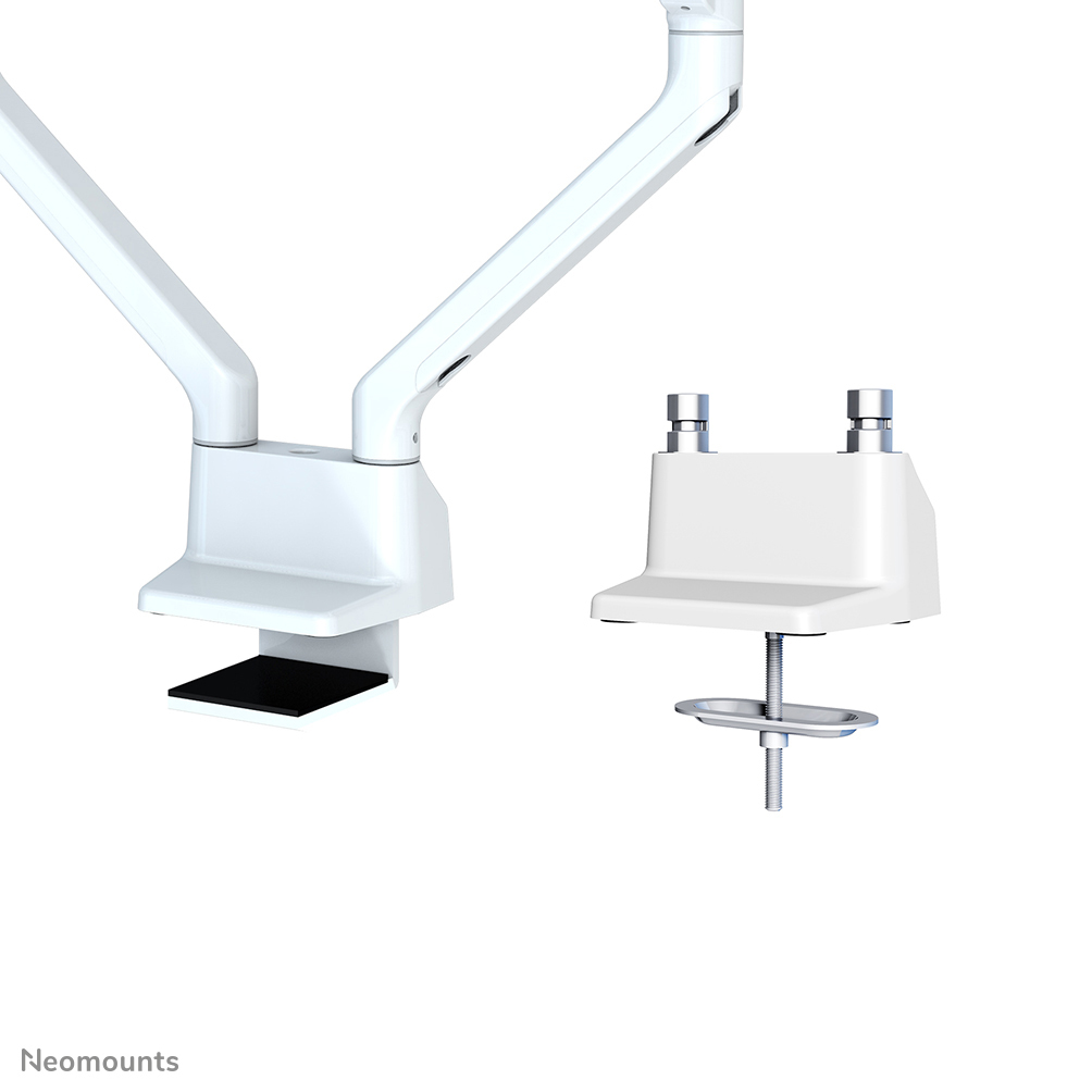 Neomounts Full Motion Desk Mount for 10-32in Monitor Screen Height Adjustable - White