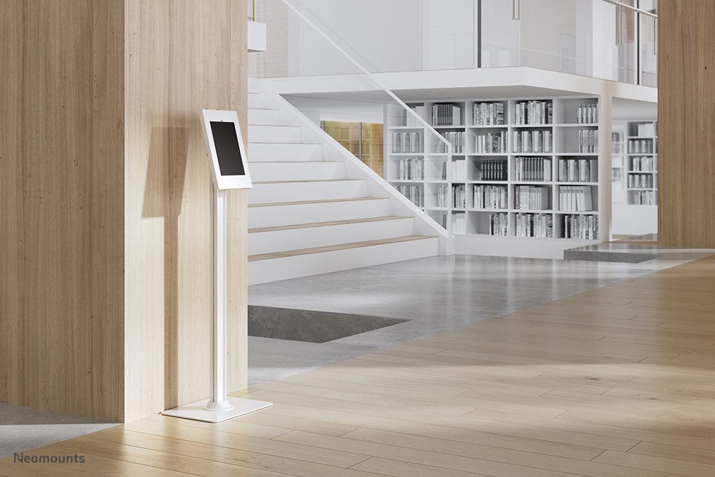 Neomounts Fl15-650wh1 Tilt- And Rotatable Tablet Floor Stand For 9,7-11in Tablets - White