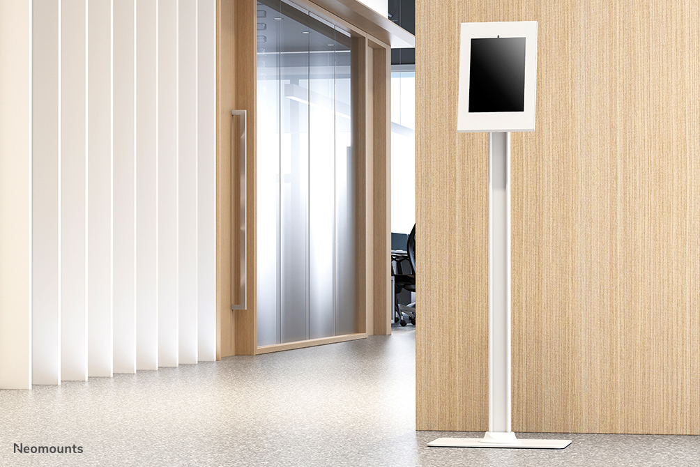 Neomounts Fl15-650wh1 Tilt- And Rotatable Tablet Floor Stand For 9,7-11in Tablets - White
