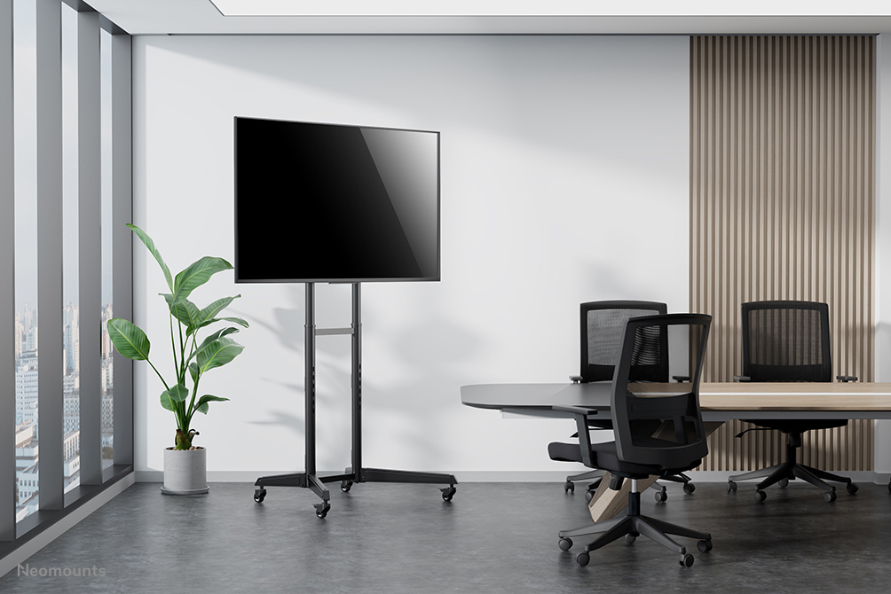 Neomounts Mobile Floor Stand For 37-70in Screens - Black