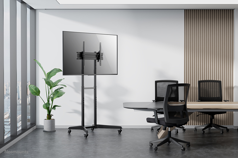 Neomounts Mobile Floor Stand For 37-70in Screens - Black