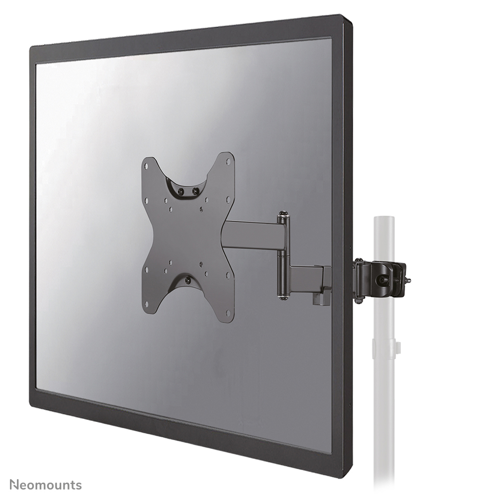 Neomounts Fl40-450bl12 Full Motion Tv Pole Mount (>28-50 Mm) For 23-42in Screens - Black