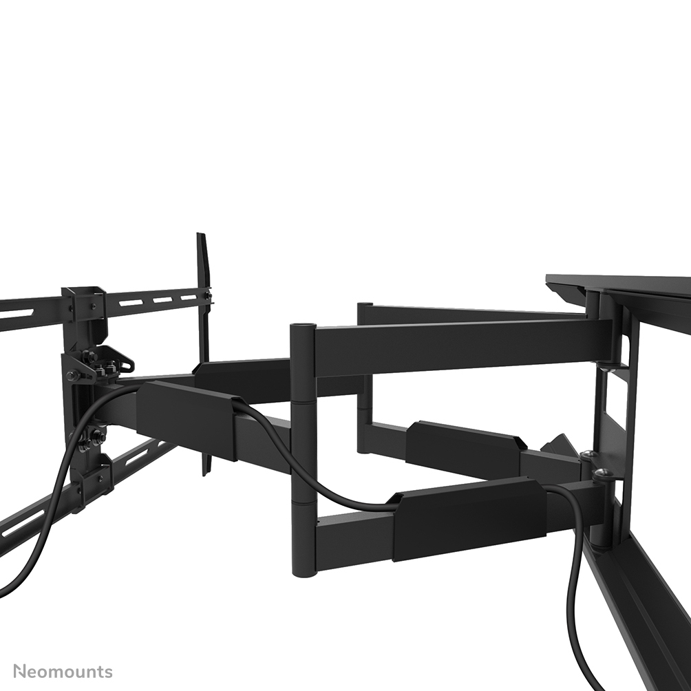 Neomounts WL40-550BL18 Full Motion Wall Mount for 43-75in Screens - Black