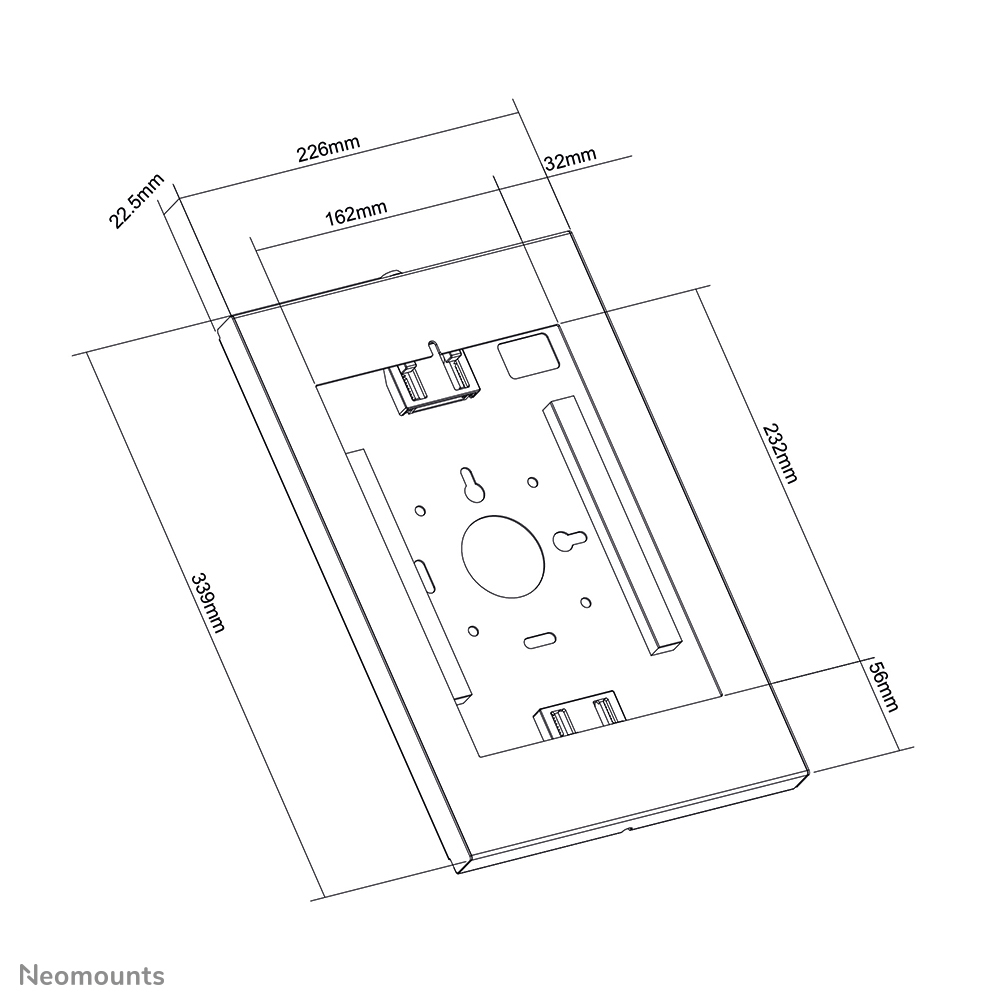 Neomounts WL15-650WH1 Wall Mount Tablet Holder for 9.7-11in Tablets - White