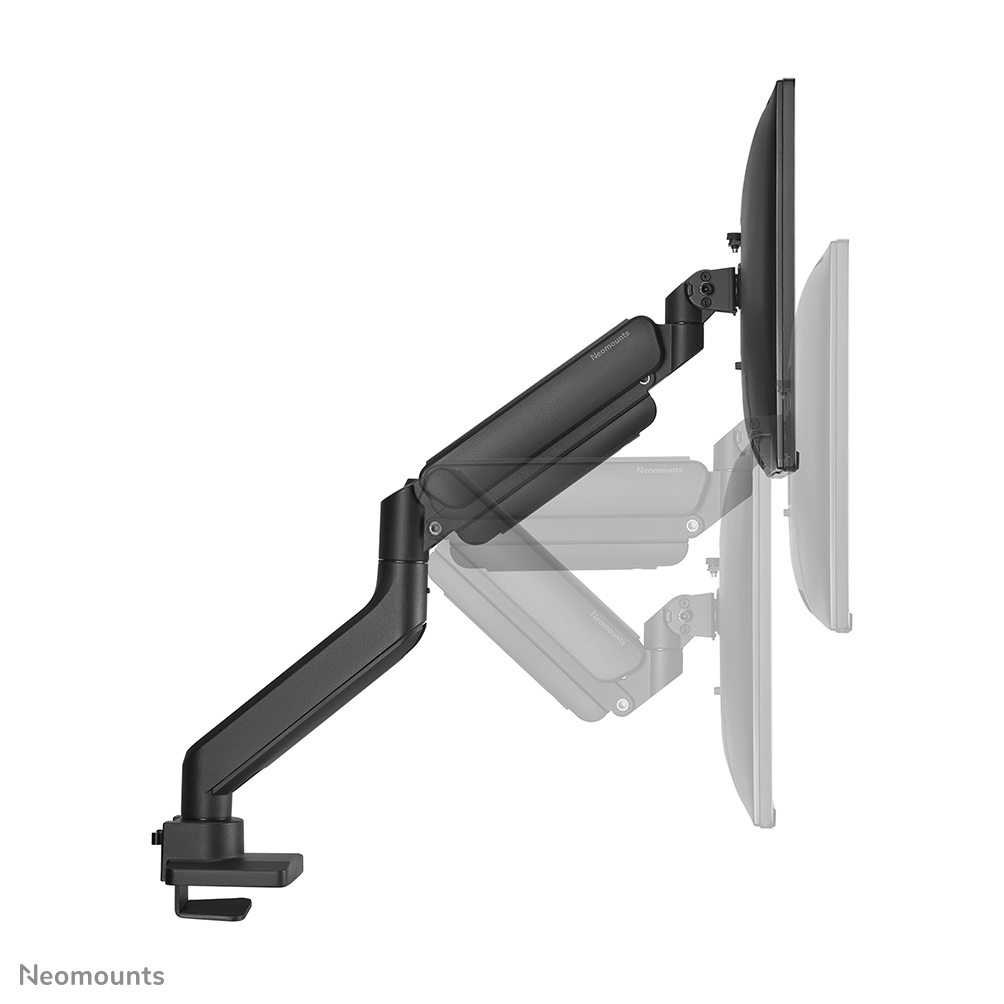 Desk Mount 1 Screen 17-42in (clamp/grommet) - Black