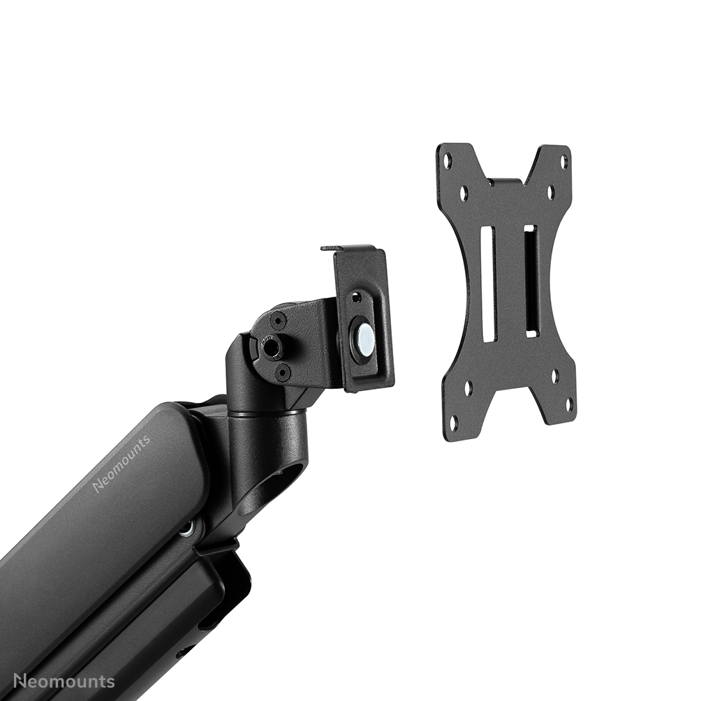 Desk Mount 1 Screen 17-42in (clamp/grommet) - Black