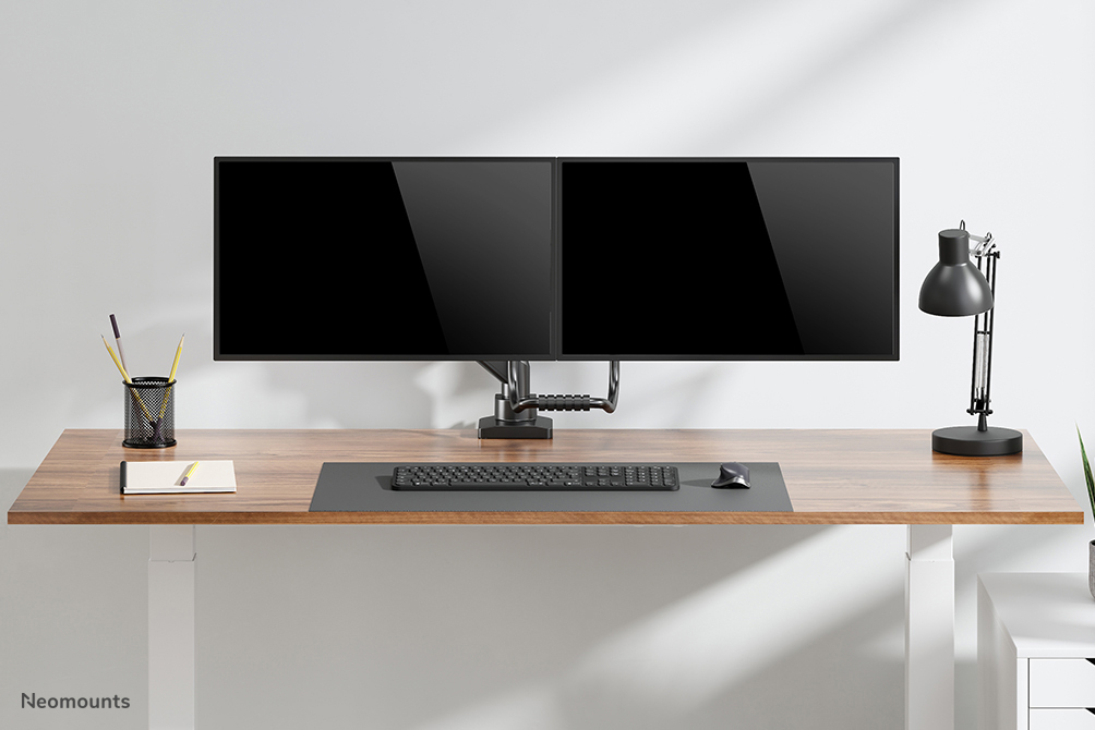 Neomounts Ds75-450bl2 Full Motion Monitor Desk Mount For 17-32in Screens - Black