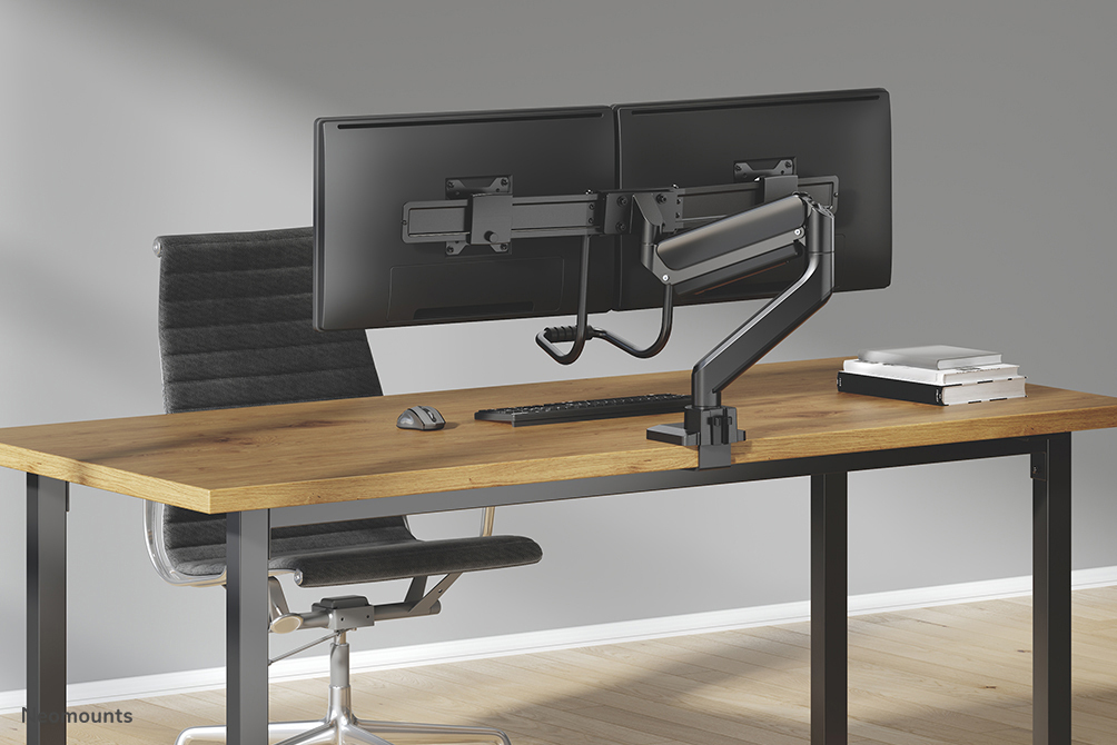 Neomounts Ds75-450bl2 Full Motion Monitor Desk Mount For 17-32in Screens - Black