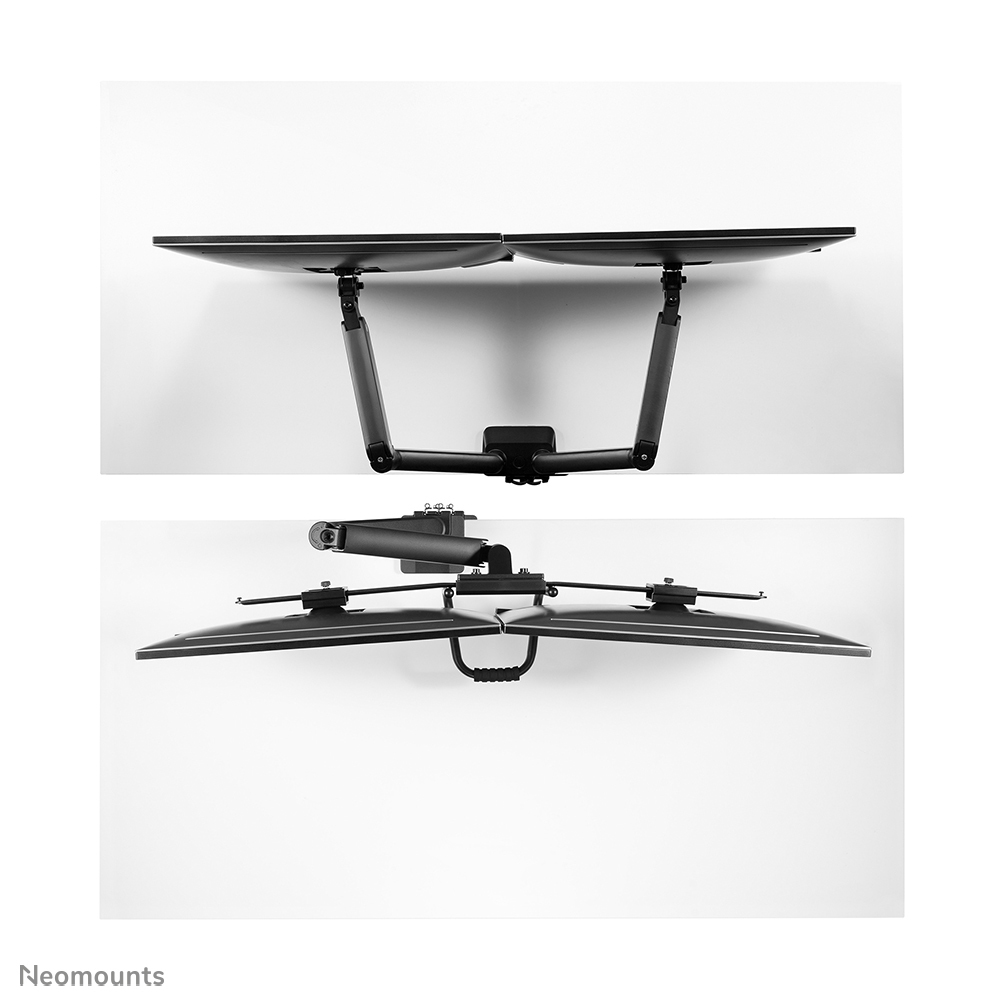 Neomounts Ds75-450bl2 Full Motion Monitor Desk Mount For 17-32in Screens - Black