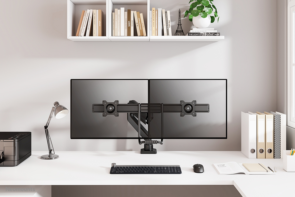 Neomounts Ds75-450bl2 Full Motion Monitor Desk Mount For 17-32in Screens - Black
