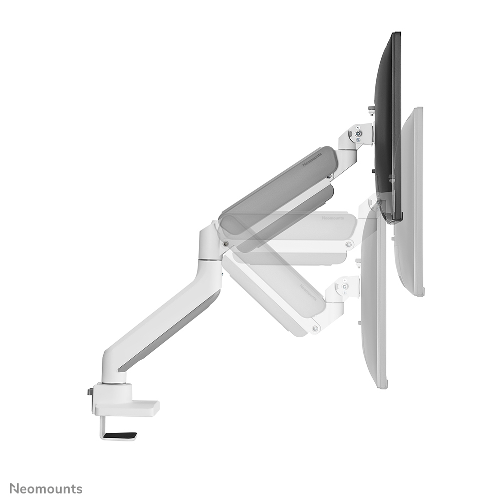 Monitor Mount - Desk - 1 Monitor - Full Motion - 17 To 42in - Wnite
