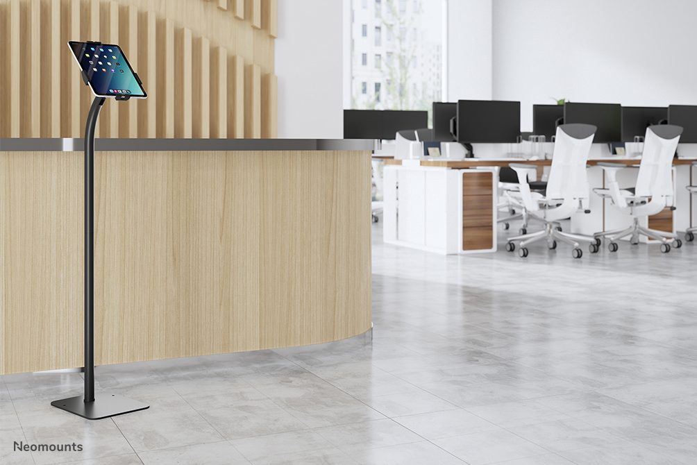 Neomounts Tilt And Rotatable Tablet Floor Stand For 7.9-11in Tablets - Black