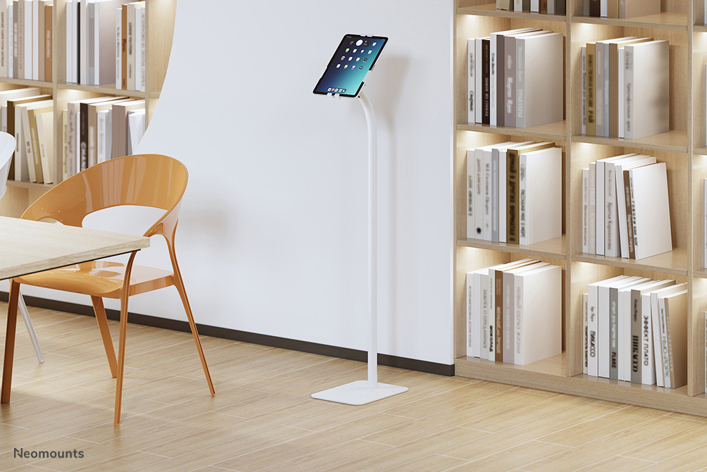 Neomounts Tilt And Rotatable Tablet Floor Stand For 7.9-11in Tablets - White