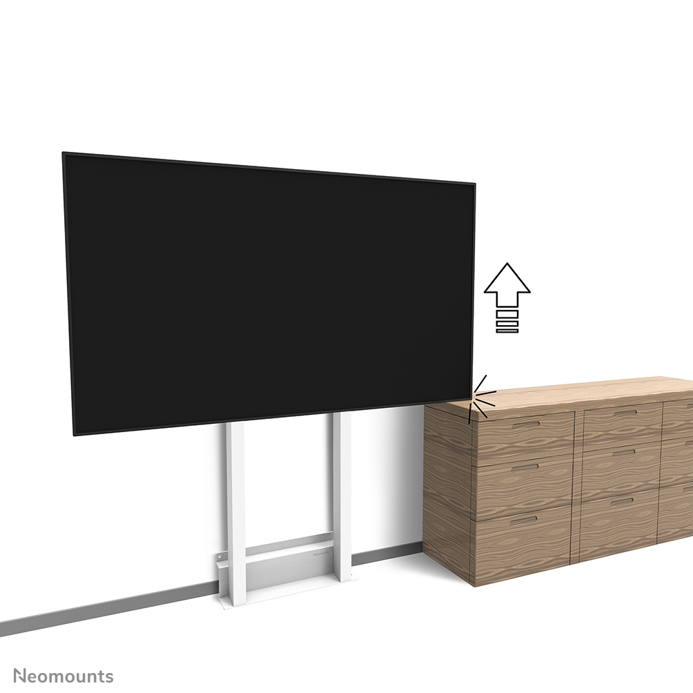 Neomounts Motorised Wall Mount For 37-100in Screens - White