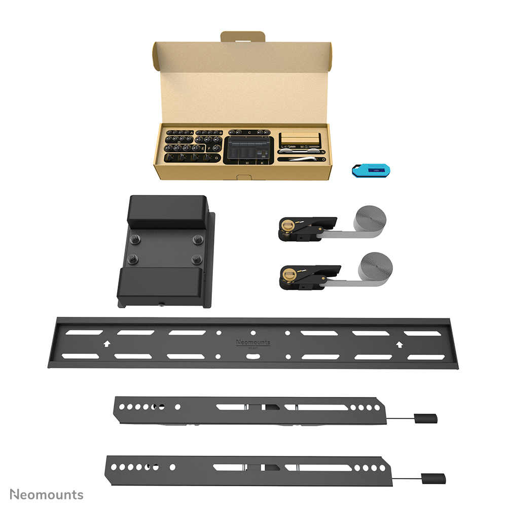 Neomounts Select Fixed Pillar Mount For 40-75in Screens - Black