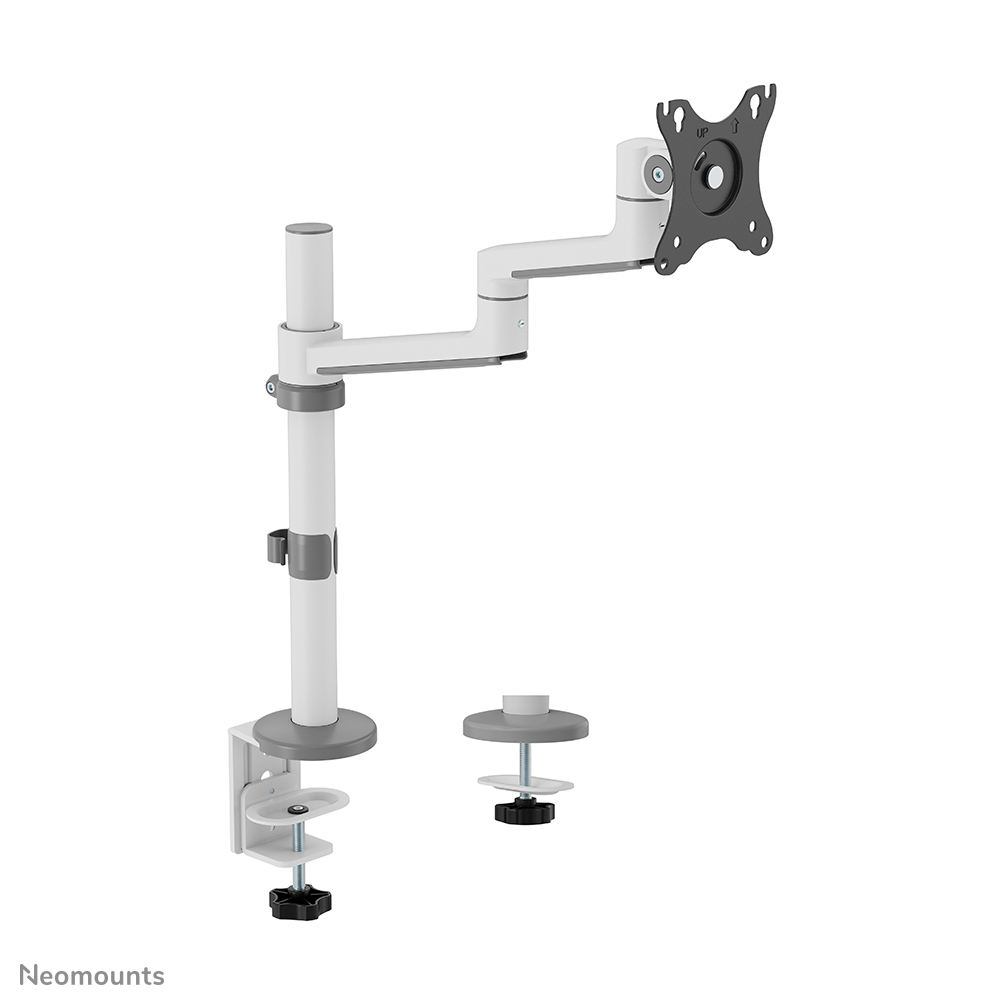 Neomounts Full Motion Monitor Arm Desk Mount For 17-27in Screens - White